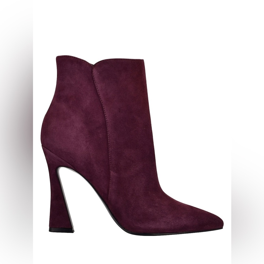 Nine West Burgundy Ankle Boots